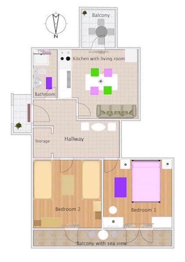 Apartments Villa Ana Дрвеник-Мали Экстерьер фото